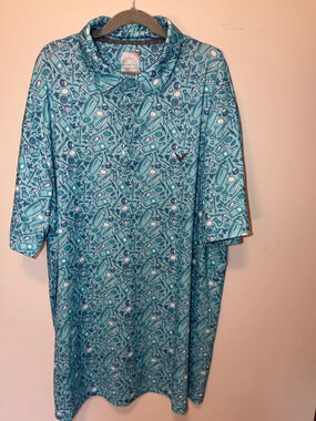 Callaway Fun Print Golf Shirt Size Medium